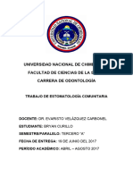 Universidad Nacional de Chimborazo Facultad de Ciencias de La Salud Carrera de Odontología