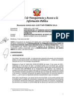 Tribunal de Transparencia y Acceso A La Información Pública: Resolución 000432-2021-JUS/TTAIP-PRIMERA SALA