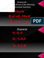 Roots of Polynomial Equation