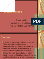 Lecture Method