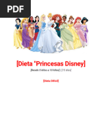 Dieta Princesas Disney