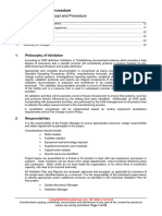 VAL 005 Validation Concept and Procedure Sample