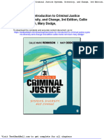 Test Bank For Introduction To Criminal Justice Systems Diversity and Change 3rd Edition Callie Marie Rennison Mary Dodge