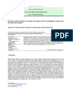 The Effect of Macroeconomics and Supply Chain Finance (SCF) On Profitability Evidence From Manufacturing Companies - Paper