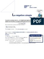 La Négation Simple