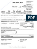 La Tarjeta de Crédito Básica American Express: Este No Es Un Documento Con Validez Fiscal