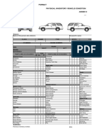 Physical Inventory Format Vehicles