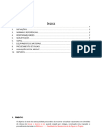 Procedimento de Teste Pneumático (Teste de Ar)