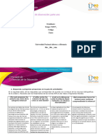 Formato 2 - Tarea 3 - Informe de Observación Parte Uno.