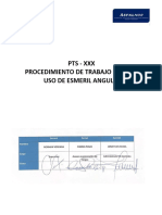 Procedimiento Uso de Esmeril Angular