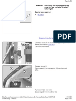 51 43 252 Removing and Installing/replacing Panel For Rear Roof Pillar (D-Pillar), Left or Right Special Tools Required