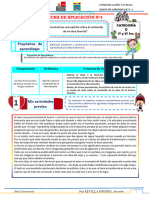 1°-2º Ficha de Aplicación-Sesión4-Sem.2-El Peru Lee