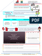 1°-2º Ficha de Aplicación-Sesión6-Sem.3-El Peru Lee