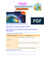 5° y 6° Martes 23 Ficha Conocemos La Atmosfera y Sus Capas