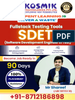 Full Stack Qa Engineer - Sdet Training in Hyderabad