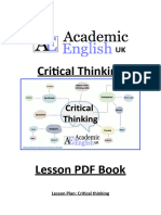 Critical Thinking Lesson Book WD AEUK 1