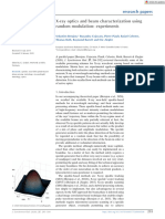 Journal of Synchrotron Radiation - 2020 - Berujon - X Ray Optics and Beam Characterization Using Random Modulation