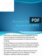 Personal Protective Equipment (PPE)