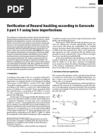 2016.verification of Flexural Buckling According To Eurocode 3 Part 1-1 Using Bow Imperfections