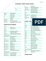 Microsoft Flight Simulator 2020 Shortcuts