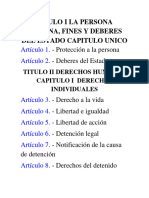 Titulos de La Constitución Política de Guatemala