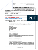 01 Especificaciones Tecnicas Arquitectura - Modulo A