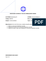 2 Lesson Notes Instrument Datasheet