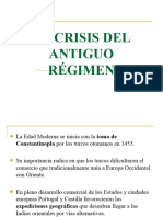 La Crisis Del Antiguo Régimen