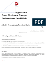 Aula 04 - As Variações Do Patrimonio Líquido