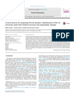 A Novel Process For Preparing Low-Fat Peanuts Optimization of The Oil