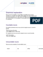 Countable and Uncountable Nouns