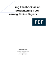 Assessing Facebook As An Effective Marketing Tool Among Online Buyers