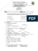 Grade 9 1st Quarter Exam