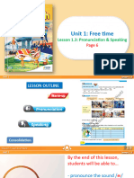 Unit 1 Lesson 1.3 - Pronunciation & Speaking