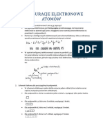 6konfiguracje Elektronowe Atomã W