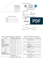 SF9 Progress Report Card