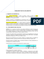 Memorandum de Planeamiento - Compañia Ejemplo S.A Audit 2019