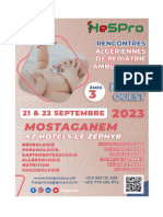 Programme 3es RAPA MOSTAGANEM SEPT 2023