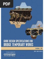 AASHTO - Guide Design Specifications For Bridge Temporary Works - 2017