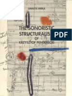 The Sonoristic Structuralism of Krzysztof Penderecki (Mirka, Danuta) (Z-Library)