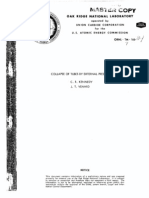 Oak Ridge National Laboratory: Collapse Tubes by External Pressure