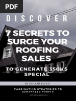 7 Secrets of Roofing Sales!