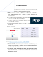 Glosario Topografía