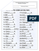 Atividades Com NH e LH