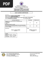 Grade 10 - Fil - Least Learned Competencies
