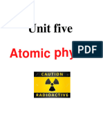 IGCSE UNIT - 5 ATOMIC PHYSICS Notes