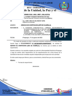 Informe N°003 - Requeriiento de Jefe de Cuadrilla