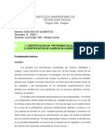 Determibacion de Proteinas y Almidon