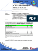 Informe N°018 - Requerimiento de Materiales y Utiles de Escritorio.