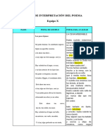 Cficha de Interpretación Del Poema